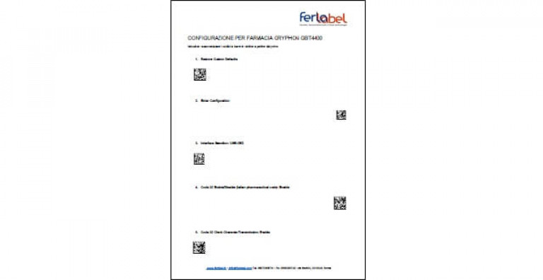 DATALOGIC GRYPHON GBT4400 - GBT4410 - GBT4430 PER FARMACIE
